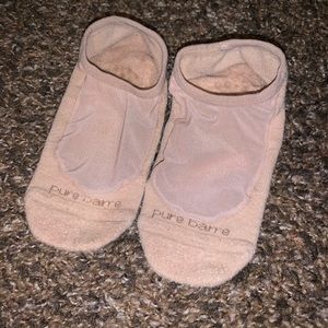Pure Barre Nude Sheer Top Socks 5 for $25